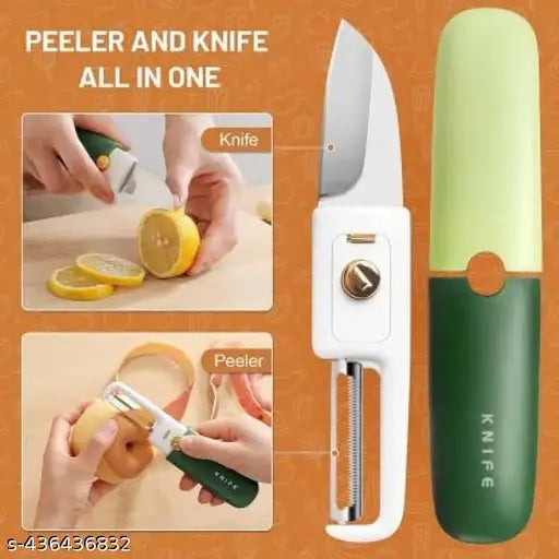SlicePeel™ Multifunctional 2-in-1 Peeler with Knife