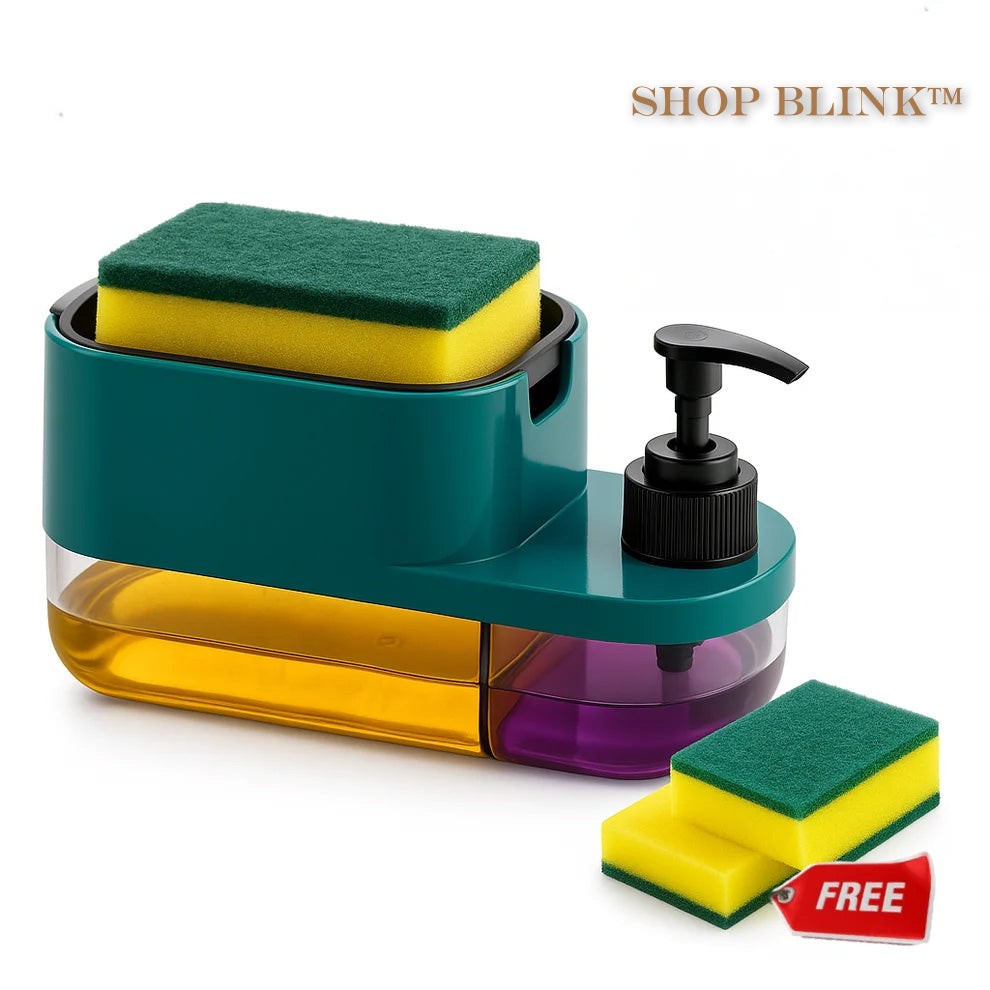 ShopBlink® 3 In 1 Soap Dispenser 🧽