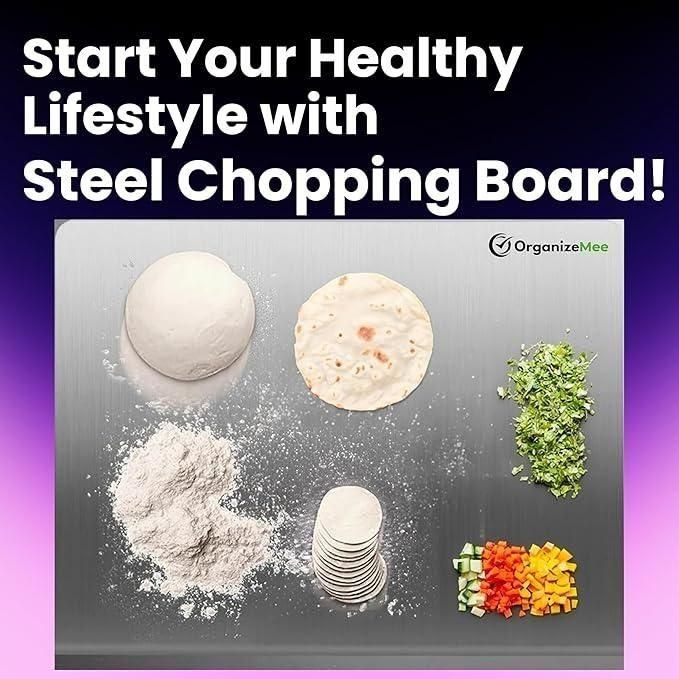 Stainless Steel Chopping Board (34x23cm)