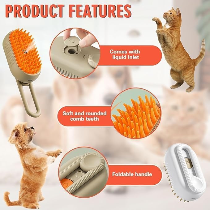Petzumo™ Deep Clean | Detangle | Shine – The Ultimate Grooming Tool for Your Pets