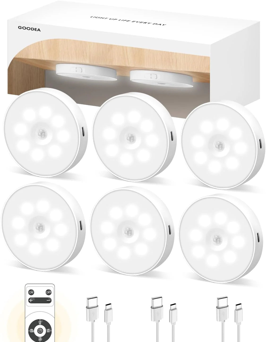 🌙 NightGuard™ Motion Sensor LED Light