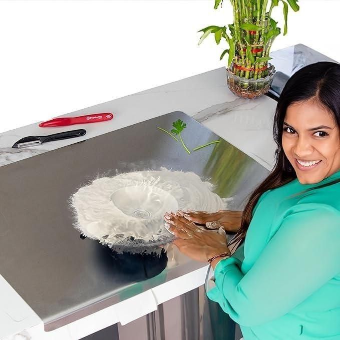 Stainless Steel Chopping Board (34x23cm)