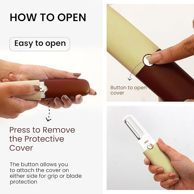 SlicePeel™ Multifunctional 2-in-1 Peeler with Knife