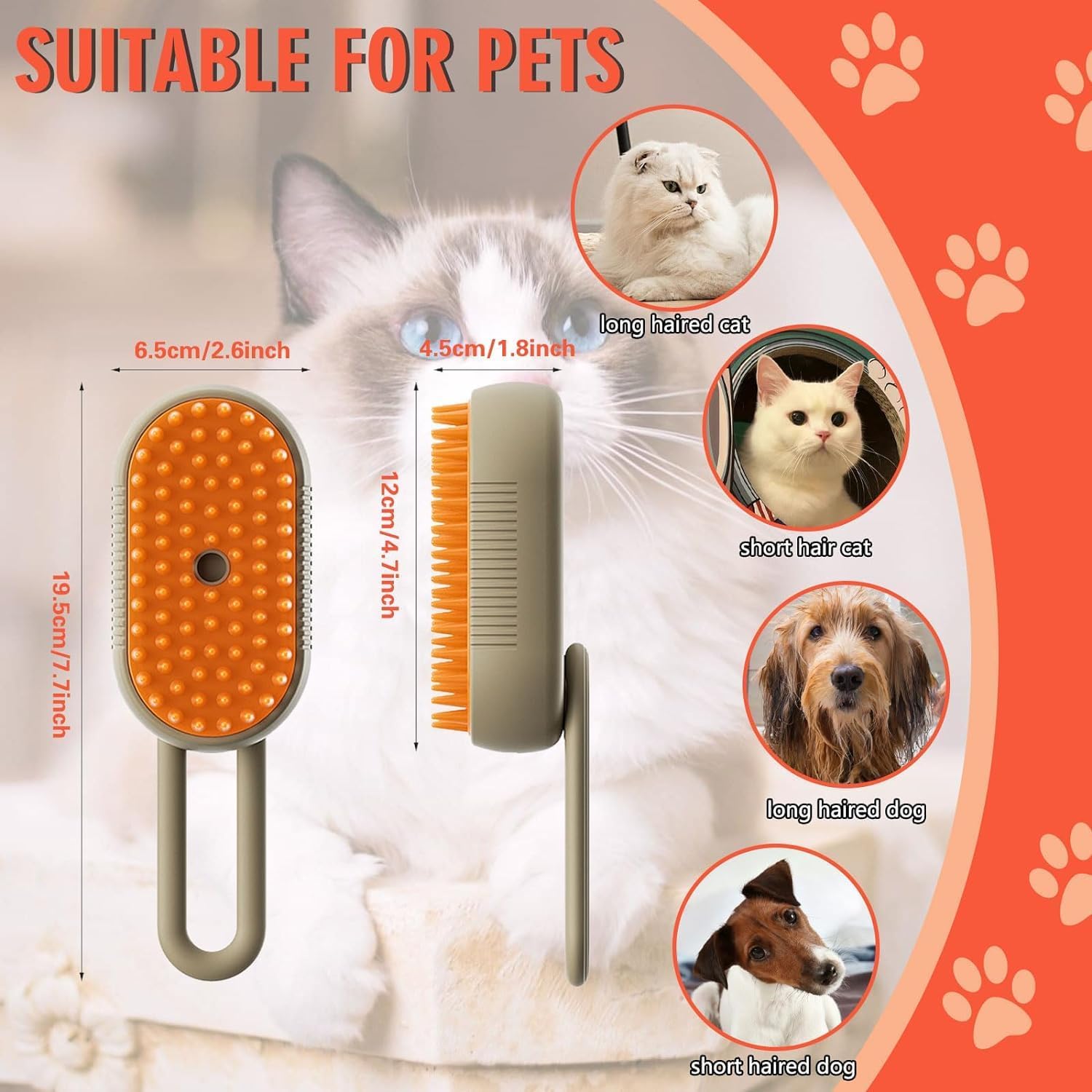 Petzumo™ Deep Clean | Detangle | Shine – The Ultimate Grooming Tool for Your Pets