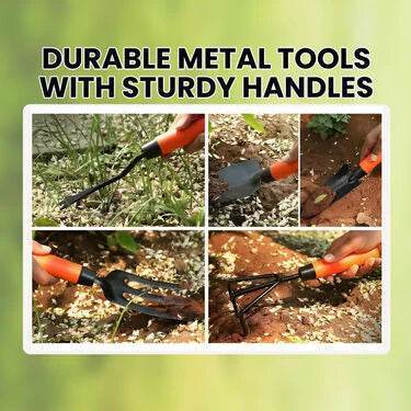 🌿 Garden Picks™ 5-Piece Plastic Gardening Tool Set