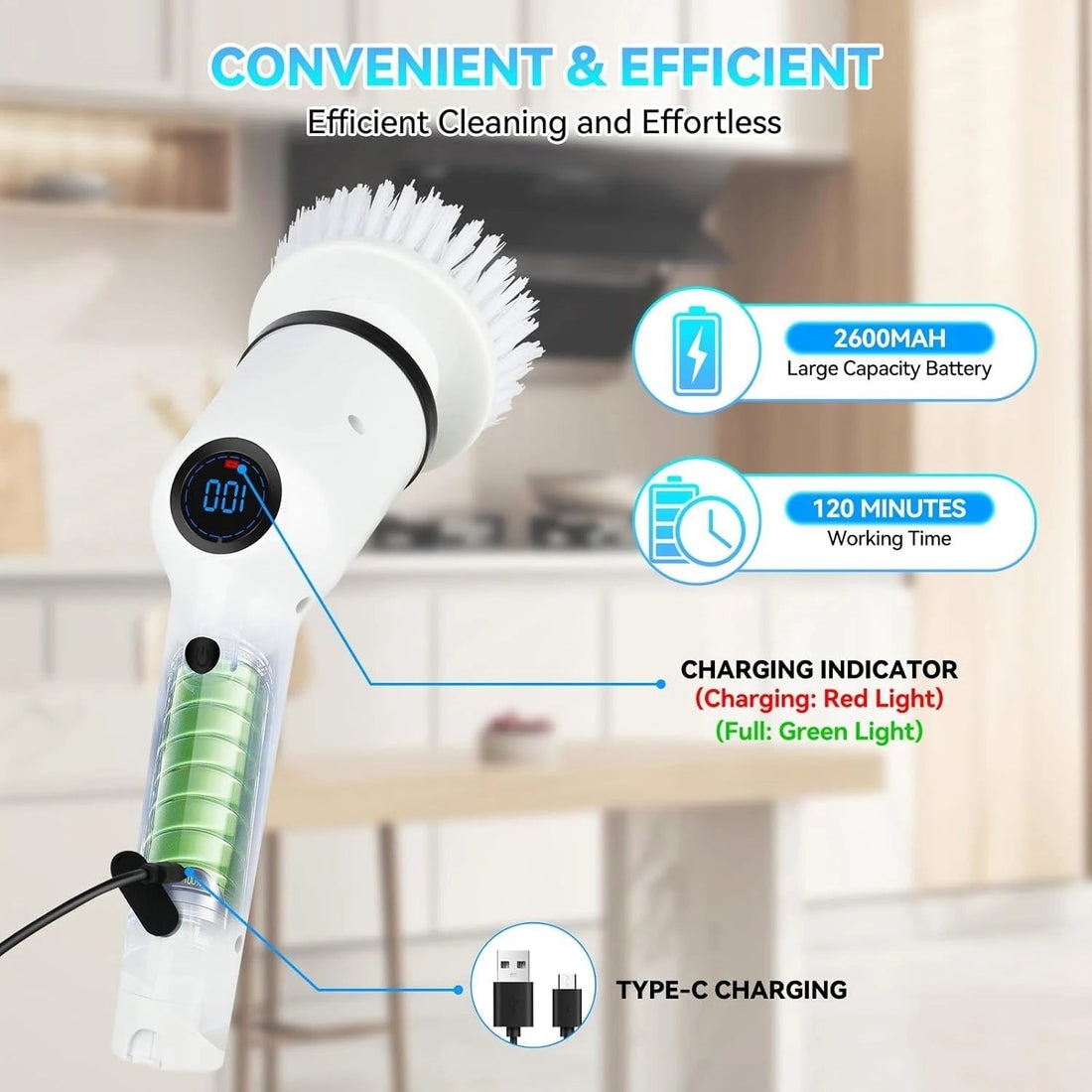 Spinova™ 9 in 1 Heavy Duty Scrubber