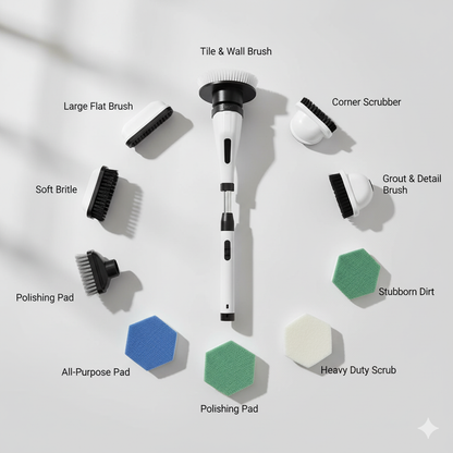 Spinova™ 9 in 1 Heavy Duty Scrubber