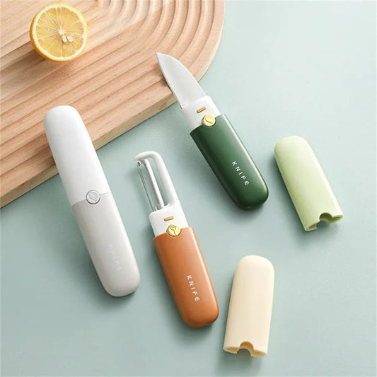 SlicePeel™ Multifunctional 2-in-1 Peeler with Knife