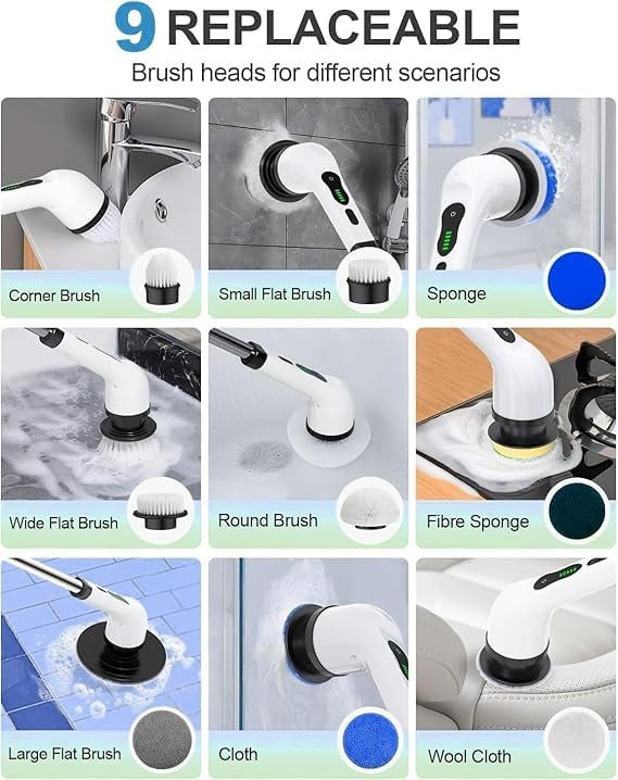 Spinova™ 9 in 1 Heavy Duty Scrubber